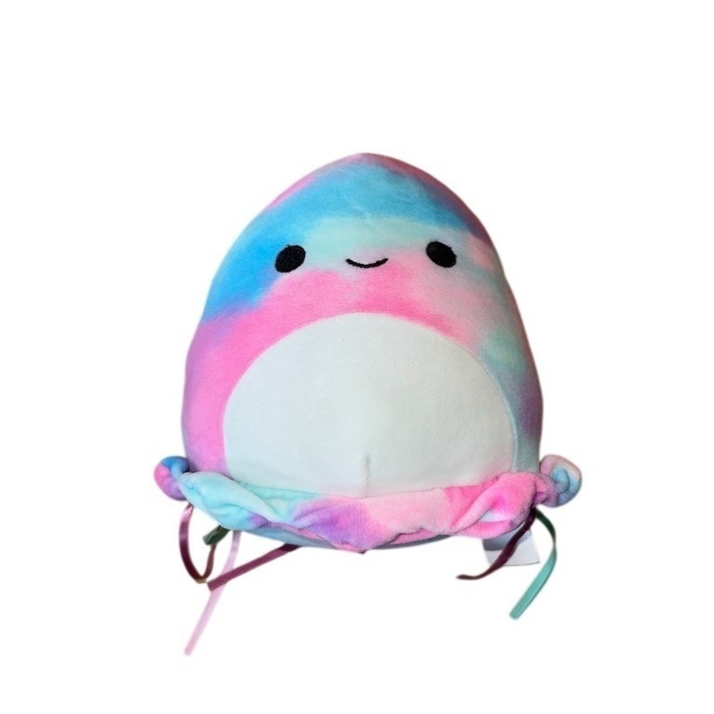 Squishmallows Jellyfish Plush Multicolor Tie-Dye Small 6-14 in Soft Plush